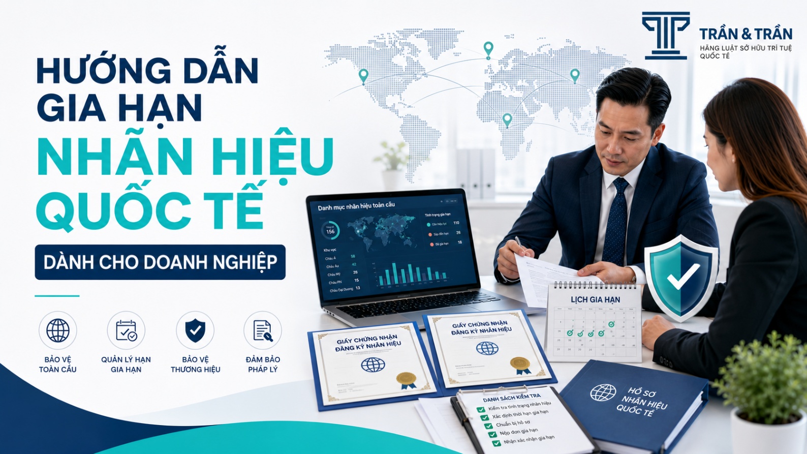 Gia hạn nhãn hiệu quốc tế cho doanh nghiệp