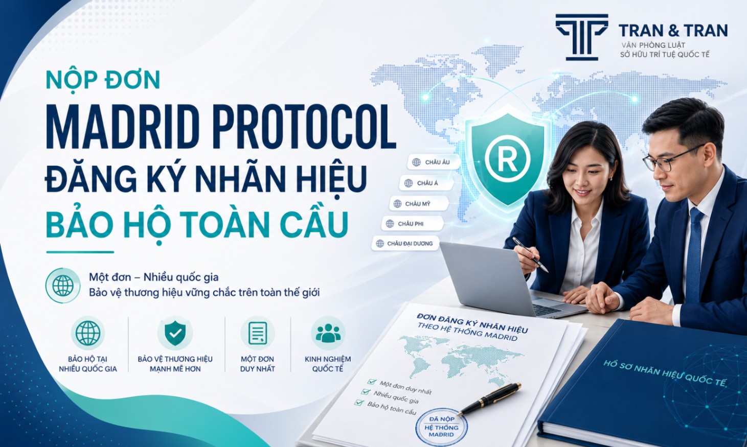 Nộp đơn nhãn hiệu theo Madrid Protocol quốc tế