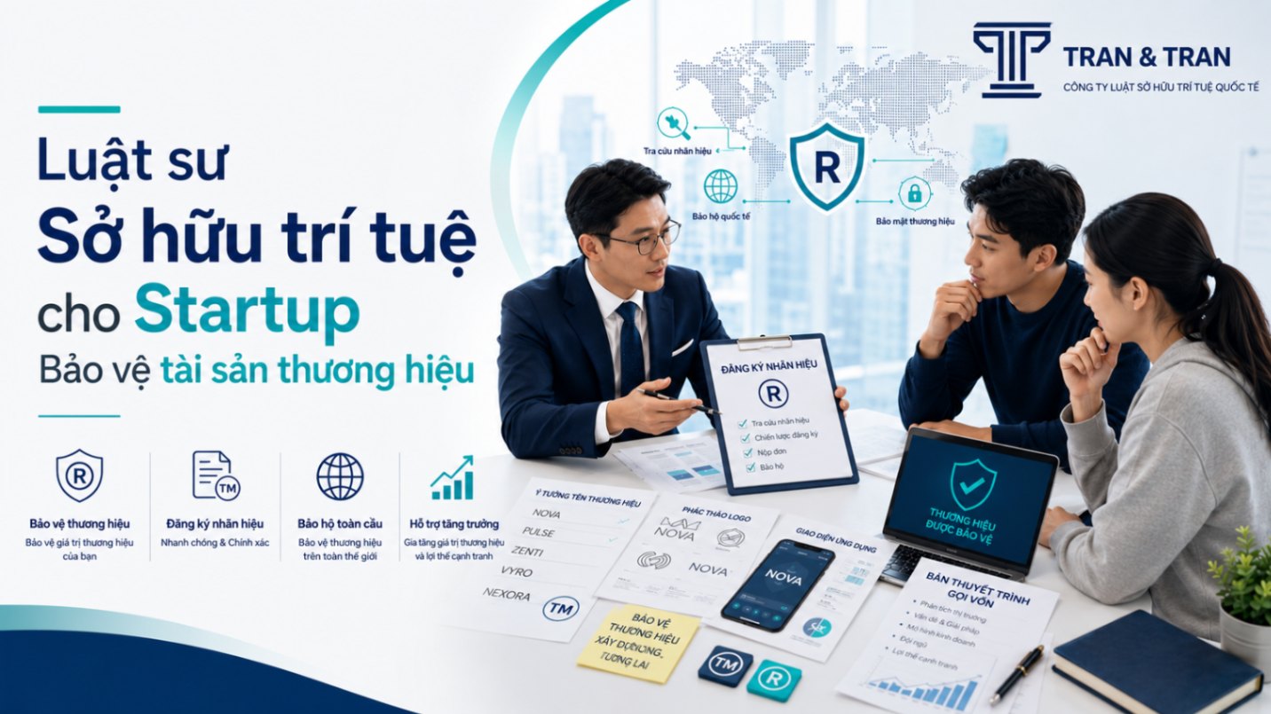 Luật sư nhãn hiệu cho startup bảo vệ tài sản thương hiệu