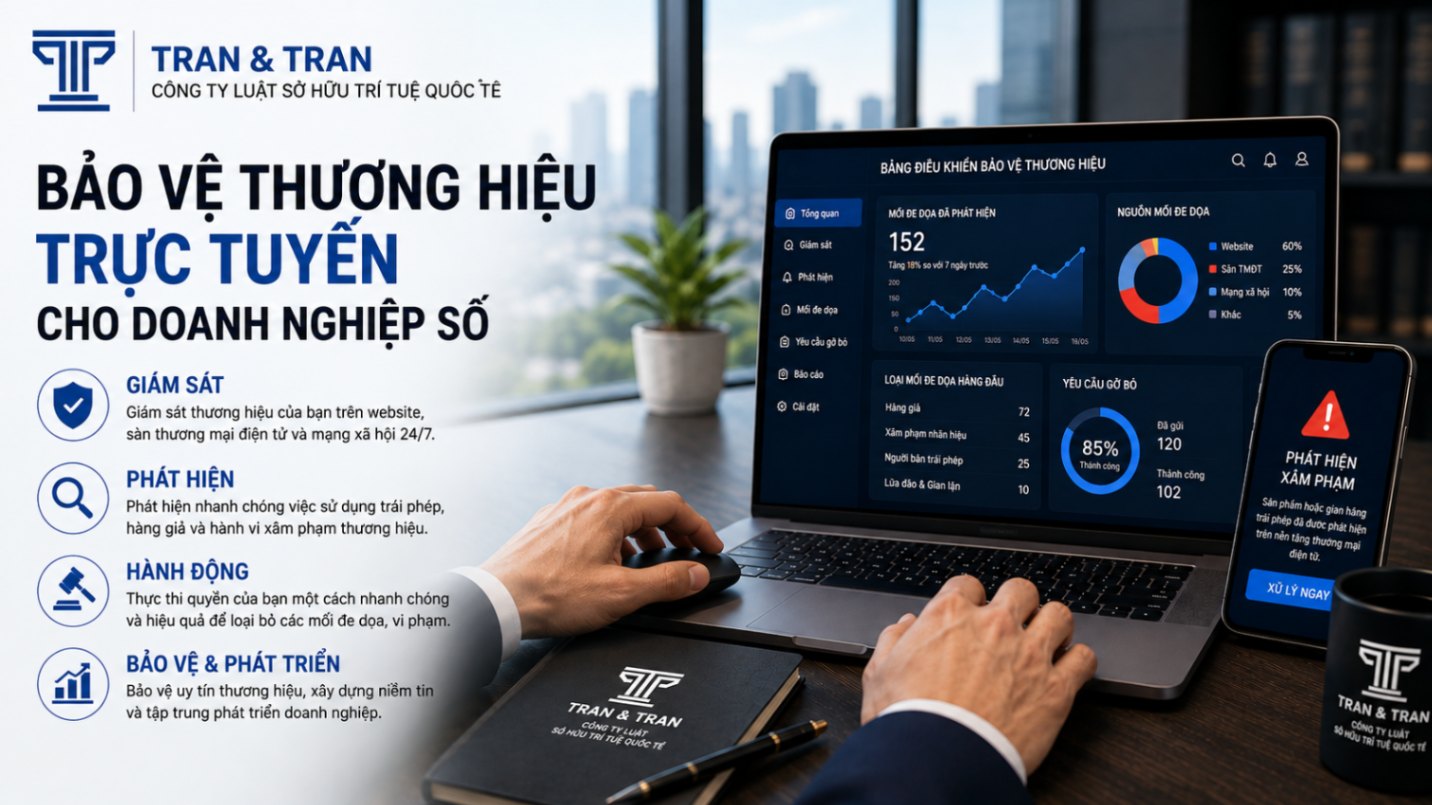 Bảo vệ thương hiệu trực tuyến cho doanh nghiệp số