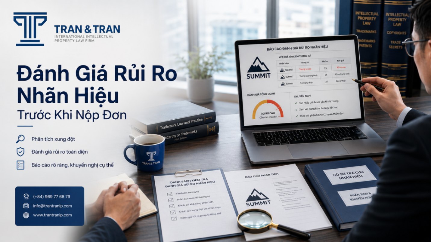 Đánh giá rủi ro nhãn hiệu trước khi nộp đơn