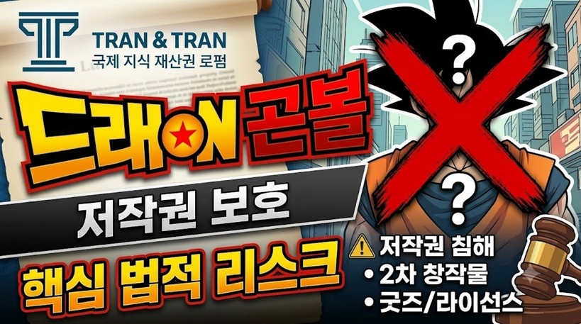 드래곤볼 저작권 보호: 주요 법적 위험
