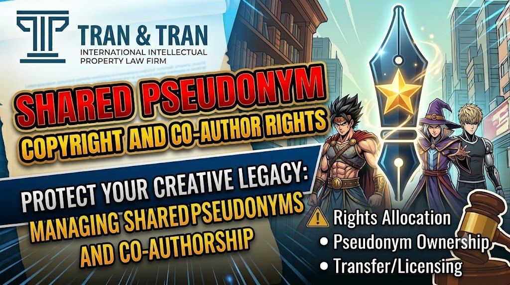 Shared Pseudonym Copyright and Co-Author Rights