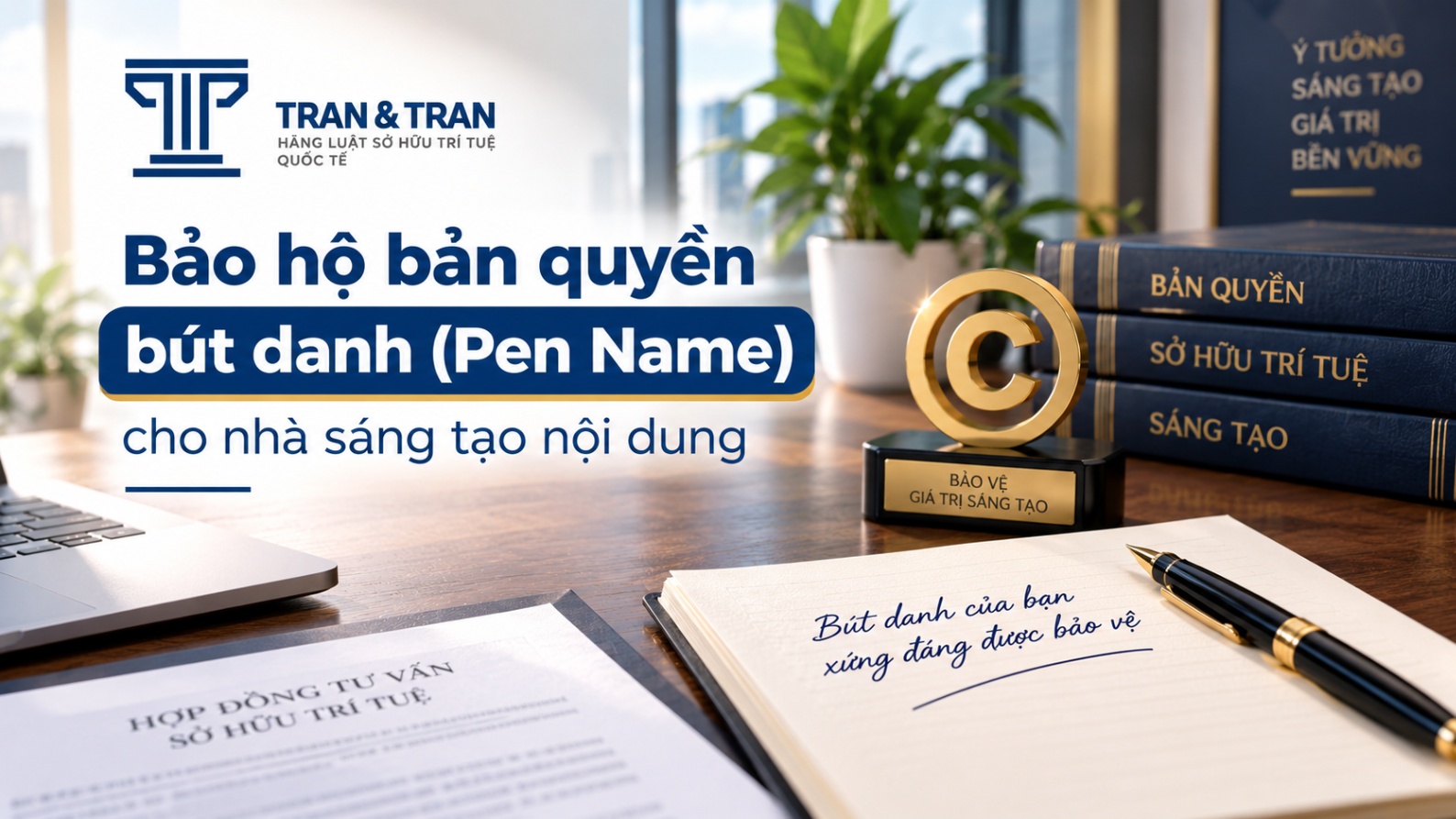 Bảo hộ bản quyền bút danh cho creator